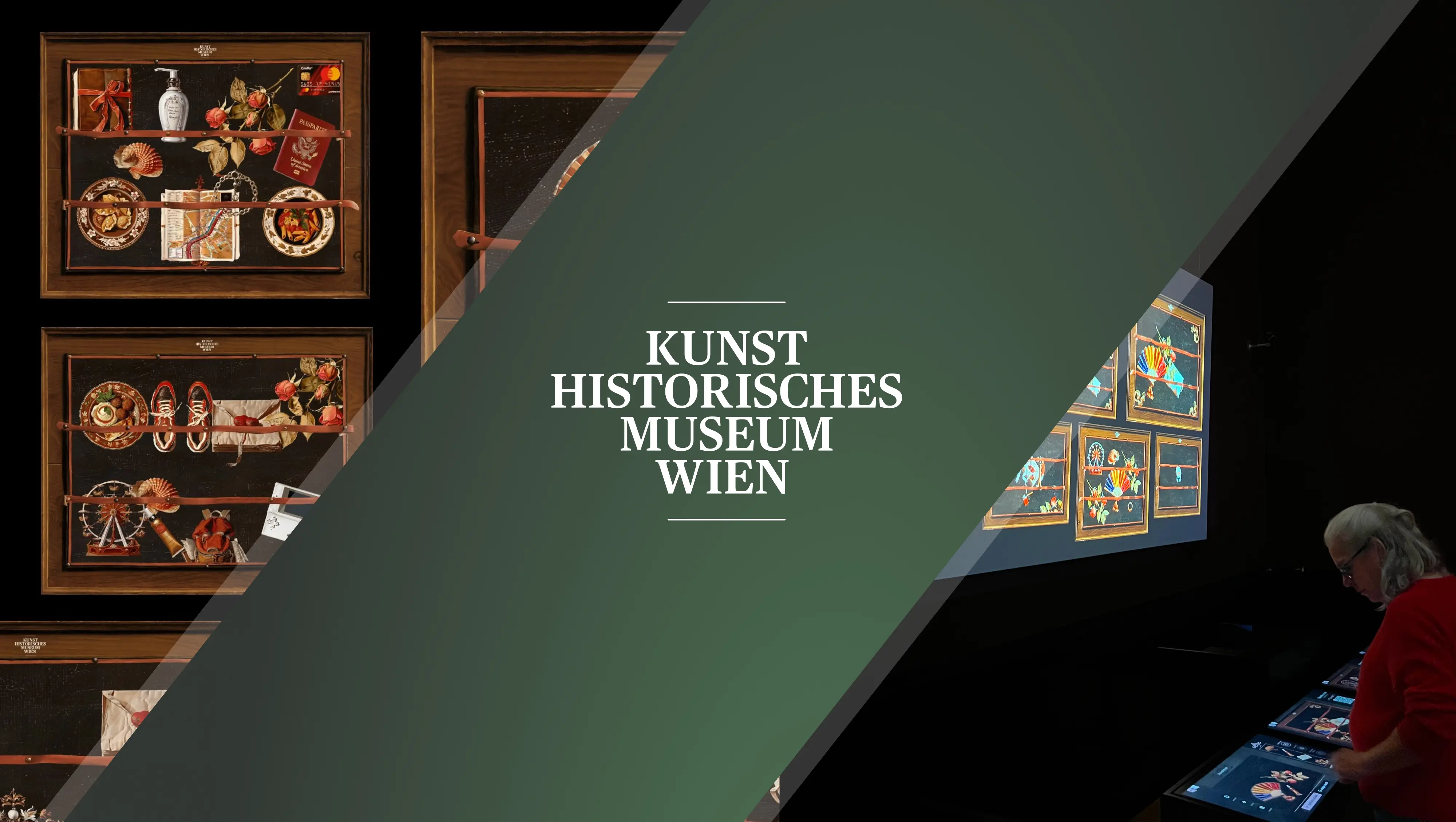 Headerbild mit einer Anicht von Pinboards und dem Text Kunsthistorisches Museum Wien
