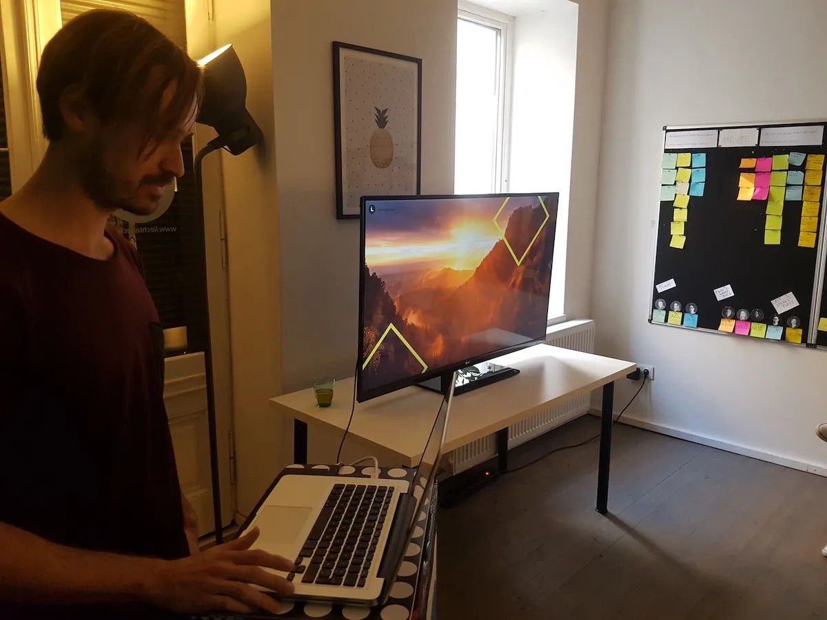 Christoph talking about chabots