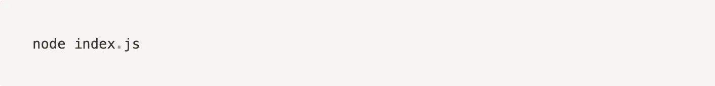 node index.js