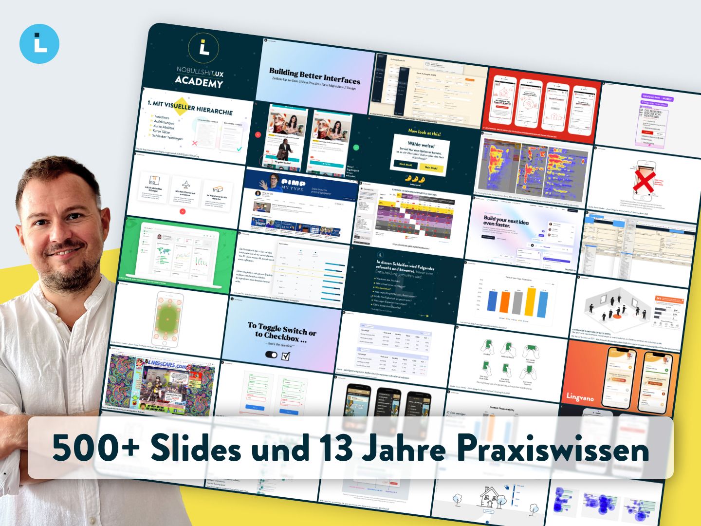 Teaser Trainingsunterlagen UI Design Training