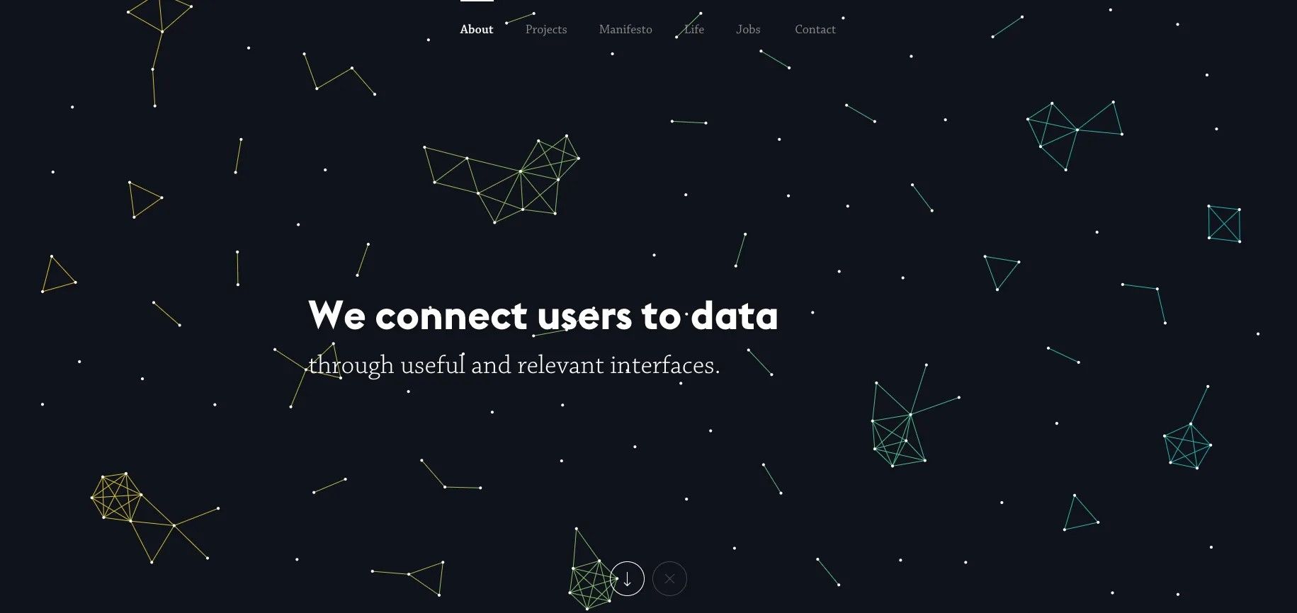 Durch die Site klicken