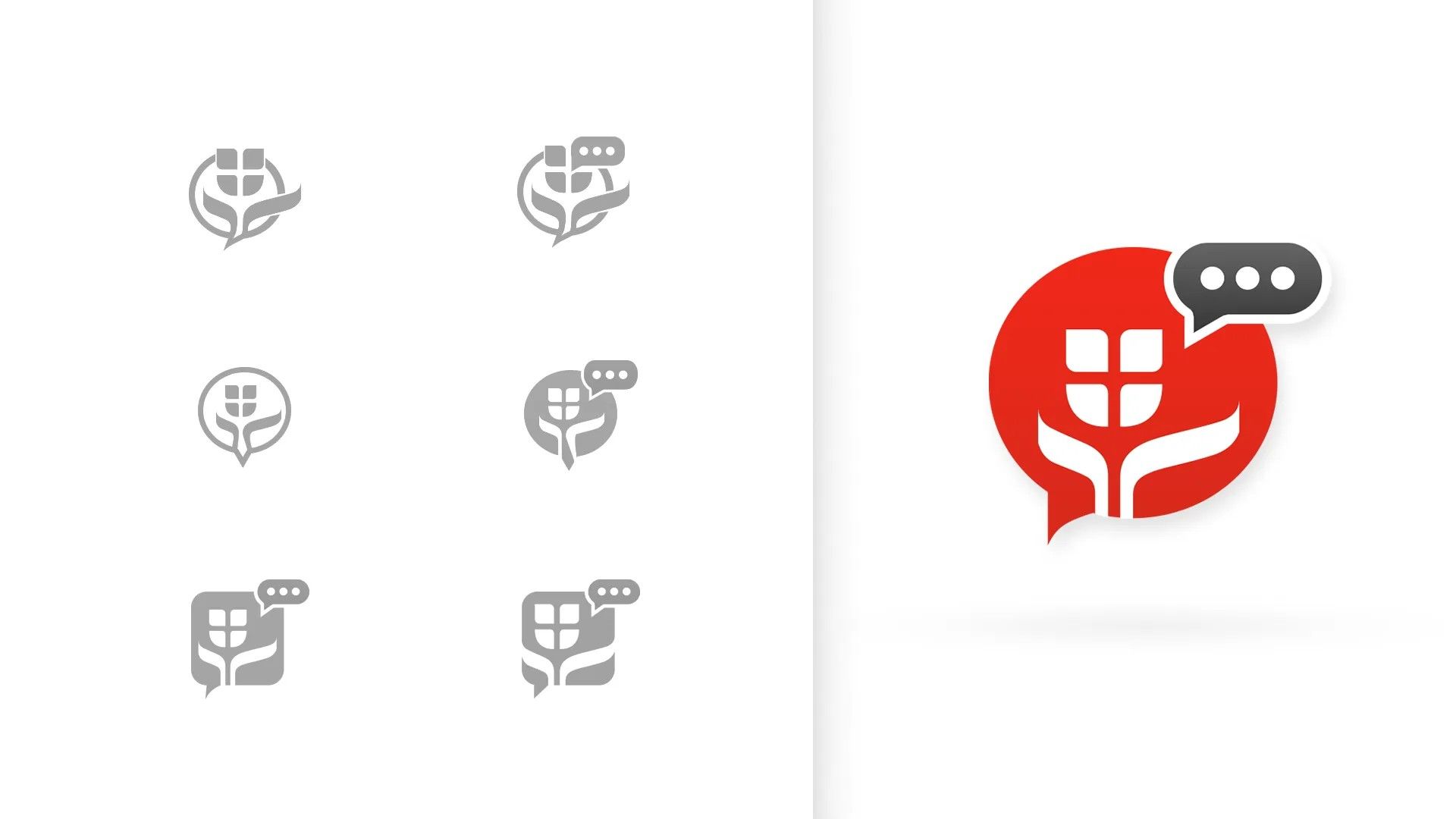 Verschiedene Varianten des Icons