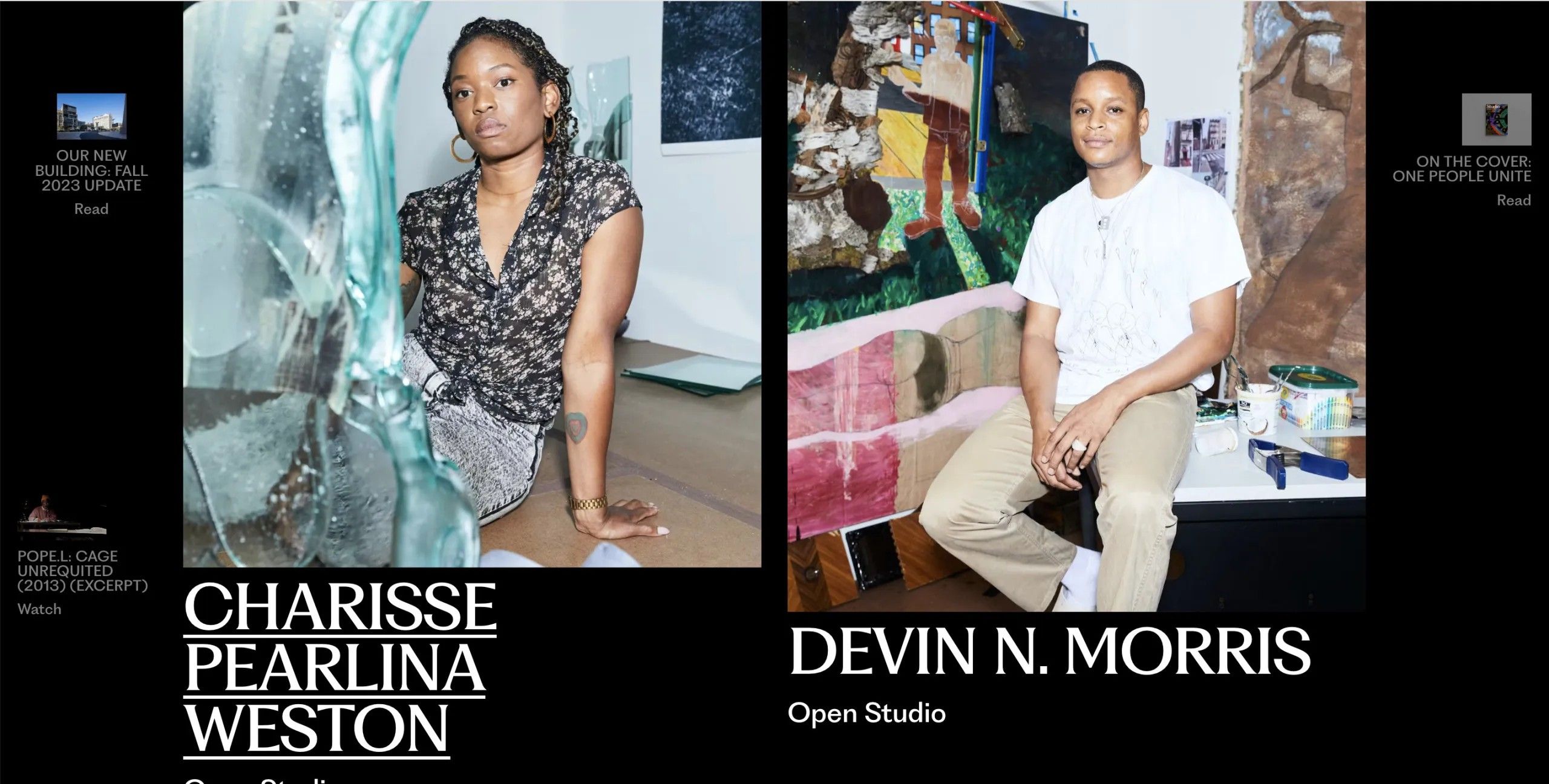 2 Künstler:innen Portraitsfotos