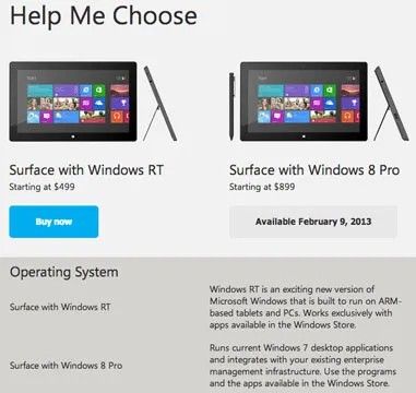 Microsoft Surface Mobile