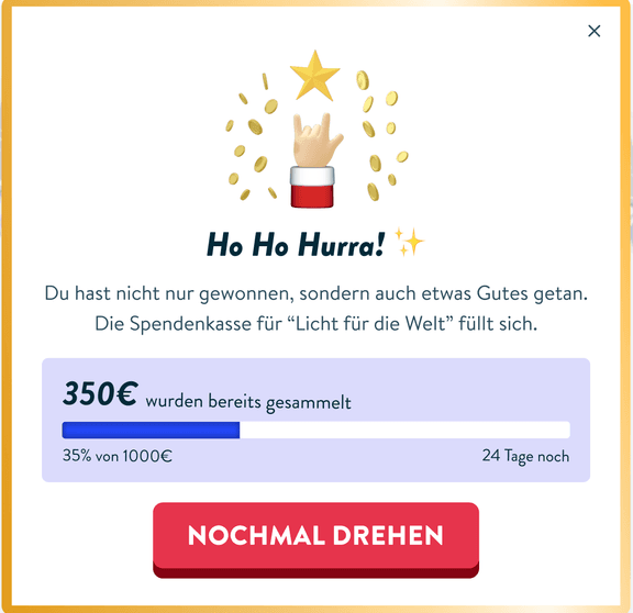 Ansicht Spendenbarometer