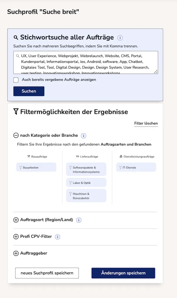 auftrag.at vor dem Relaunch