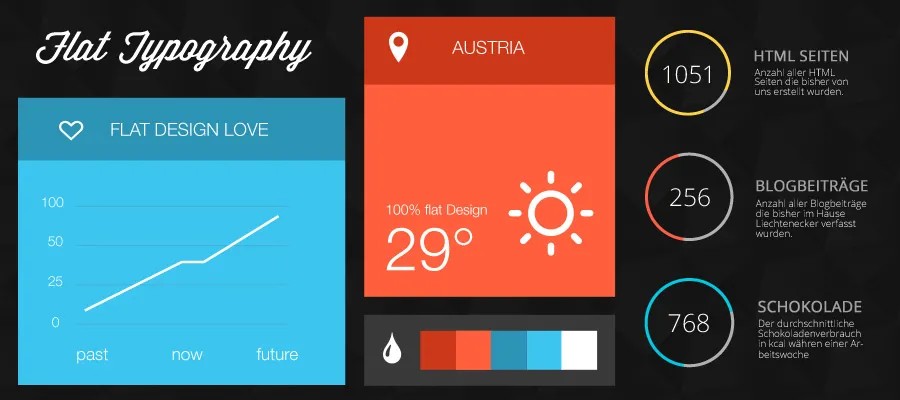 flat-typography
