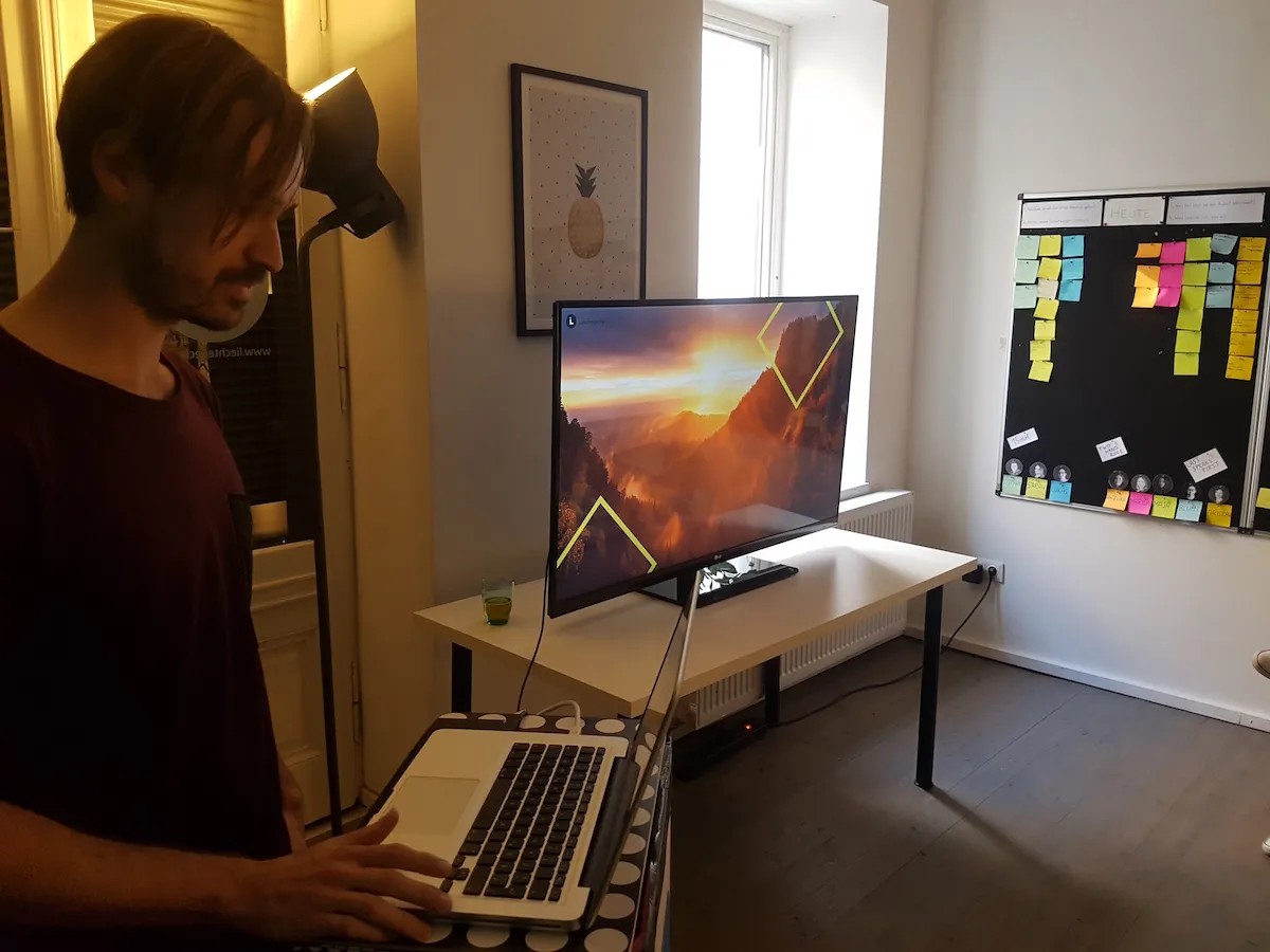 Christoph talking about chabots